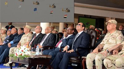 المتحدث العسكري ينشر صورا جديدة لاحتفال السيسي والبشير بذكرى نصر أكتوبر