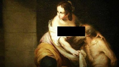 بالصورة.. رسمة لفتاة تُرضع والدها تشعل الفيس بوك!