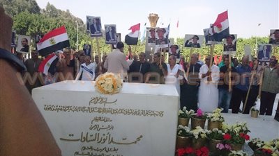 بالفيديو.. محتفلون بـ«6 أكتوبر»: إحنا رجال المنوفية جبنا زعماء 100 100