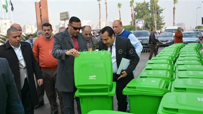 استلام 1000 صندوق جديد لجمع القمامة بالمنصورة | صور