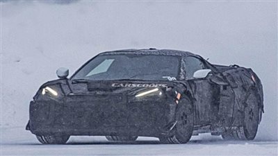 سيارة شيفرولية كورفيت C8 بتصميم جديد