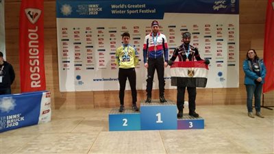 الشبكشي أول مصري يفوز ببرونزية العالم في التزحلق على الجليد