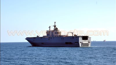 استقبال رسمي وشعبي لـ«ميسترال السادات» بميناء الإسكندرية