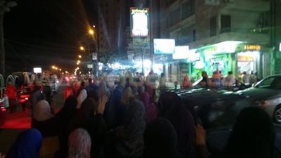 مسيرة للإرهابية بمنطقة المندرة والورديان بالإسكندرية