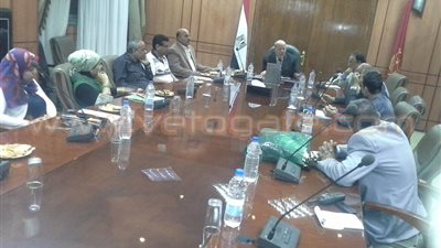 محافظ بورسعيد يلتقي رموز الفن التشكيلي لتجميل الميادين