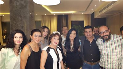 بالصور.. حورية فرغلي تحتفل بعيد ميلادها في منزلها