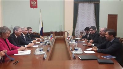 وزير الزراعة يبحث مع نظيره الروسي زيادة التبادل التجاري