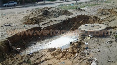 بالصور.. المقاولون العرب تجدد مواسير مياه الشرب بالمستقبل