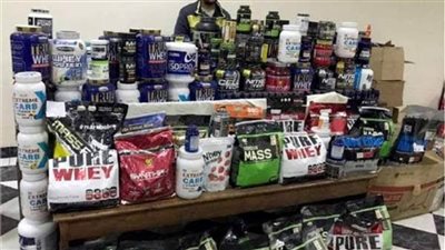 ضبط 4 آلاف قرص و88 كيلو مكملات غذائية مجهولة المصدر فى القليوبية