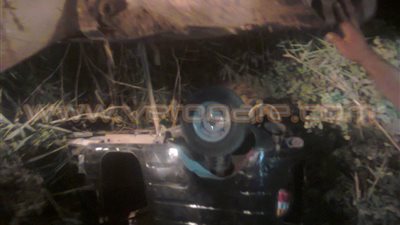 بالصور.. إصابة 4 في انقلاب «توك توك» بالشرقية