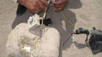 إبطال مفعول عبوة ناسفة في البيضاء وسط اليمن