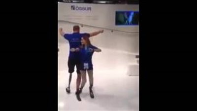 بالفيديو.. رقصة مذهلة لـ «معاقان» تبهر الجمهور