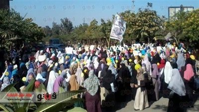 انطلاق مسيرة طالبات الإرهابية بالأزهر إلى المدينة الجامعية