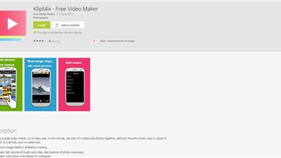 اصنع الفيديوهات من الصور وادمجها مع الموسيقى مع 