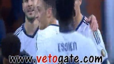 بالفيديو.. مسعود أوزيل يحرز الهدف الثالث لريال مدريد فى مالاجا