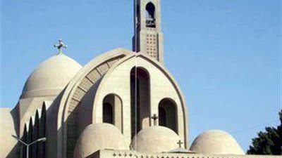 إجراءات أمنية مشددة أمام كنيسة 