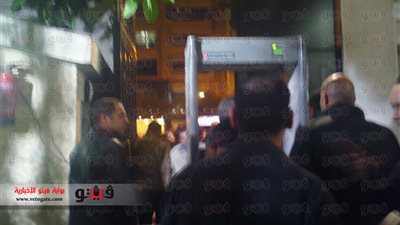 بالصور.. بوابات إلكترونية لتأمين مطرانية الجيزة