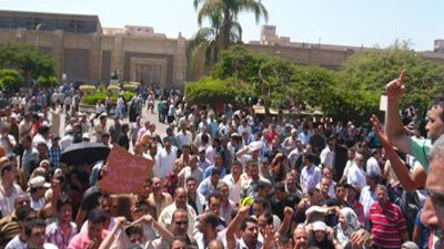 إضراب عمال «غزل المحلة» احتجاجًا على عدم صرف العلاوة الاجتماعية