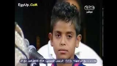 بالفيديو.. طفل يبكي على الهواء مع «لميس الحديدي»