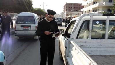 ضبط 4036 مخالفة مرورية وتنفيذ 1805 أحكام قضائية بالمنيا