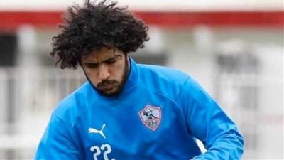 راحة لعبد الله جمعة من مران الزمالك بسبب الإصابة
