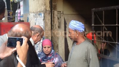 محافظ الجيزة يتفقد مشروعات الصرف الصحى ببشتيل