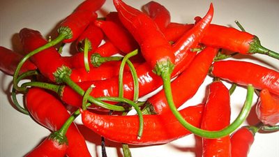 الفلفل الأحمر يقي من السرطان