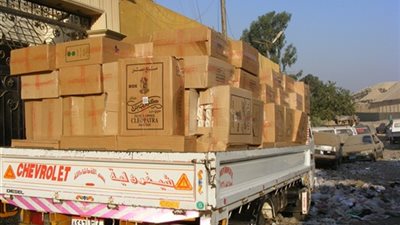 ضبط 3 سيارات محملة بالسجائر المعدة للتهريب لقطاع غزة