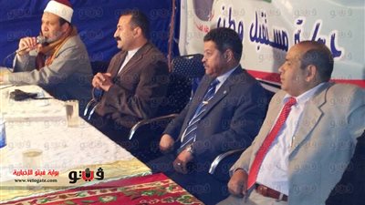 بالصور.. «دنديل» تعقد مؤتمرًا لدعم الدستور الجديد ببني سويف