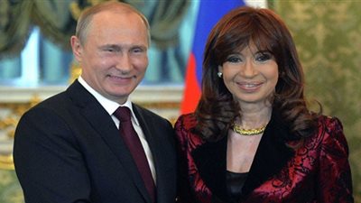 رئيسة الأرجنتين: «بوتين» يتزعم العالم وكشف حقيقة الإرهاب