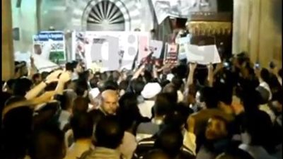 بالفيديو..متظاهرون يطالبون مرسى بالتدخل لوقف الاعتداءات الصهيونية على 