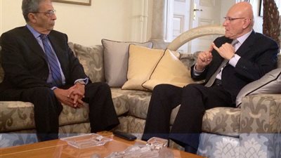 موسى يبحث مع رئيس الوزراء اللبنانى مشاورات تشكيل الحكومة الجديدة