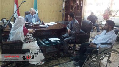 مقر جديد للجنة المجلس القومى لشئون الإعاقة بديوان محافظة الشرقية