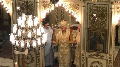 بطريرك الروم الكاثوليك يترأس القداس بكنيسة سيدة البشارة