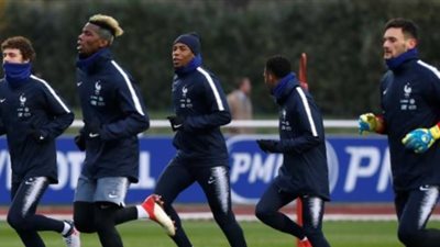 منتخب فرنسا يختتم تدريباته لمواجهة ألمانيا بدوري الأمم الأوروبية