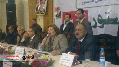 بالصور.. مارجريت عازر: الدستور يقضي على الفقر والجهل