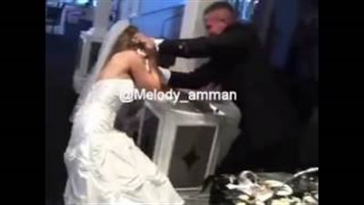 بالفيديو.. أغبي هزار بين عريس وعروسة في حفل الزفاف