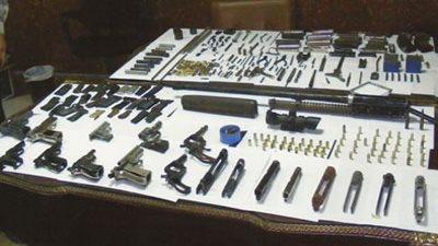 ضبط ورشة لتصنيع الأسلحة النارية بسوهاج