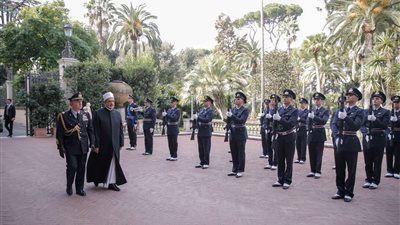 تفاصيل لقاء شيخ الأزهر رئيس إيطاليا.. الطيب: إيطاليا شكلت منذ القدم جسرا للتواصل بين جنوب أوروبا ومصر.. سيرجيو ماتاريلا: صورة الإمام الأكبر وبابا الفاتيكان أسقطت الحواجز