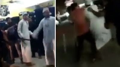 رد فعل صادم لشاب خليجي تشاجر مع آسيوين (فيديو)