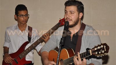 بالصور.. «رولا وقماح» يشعلان حفل افتتاح كافيه بالمعادي