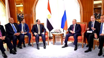 بوتين: تعاون مصر وروسيا يضمن استقرار الشرق الأوسط وشمال أفريقيا