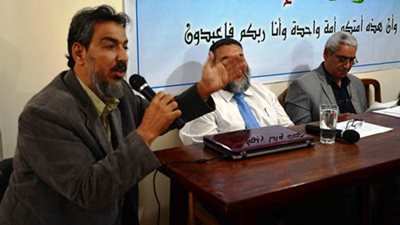 مؤتمر صحفى للحزب الإسلامى لعرض فعاليات مظاهرة 