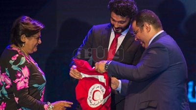 خالد النبوي يطلق حملة الهلال الأحمر للتبرع بالدم.. السبت