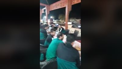 مأدبة عشاء للاعبي الاتحاد السكندري قبل مواجهة بتروجت (فيديو)