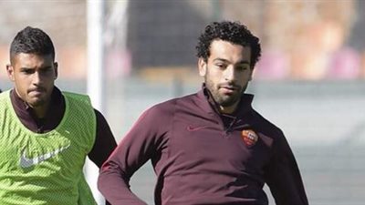 بالصور.. محمد صلاح يختتم استعداداته مع روما لموقعة فيورنتينا