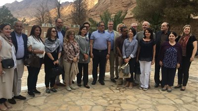 تفاصيل جولة وزير الآثار بدير سانت كاترين (صور)