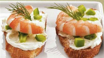 طريقة عمل التوست المحمص بالجمبرى