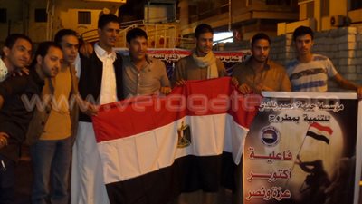 بالصور.. «مصر بلدي» بمطروح تحتفل بنصر أكتوبر