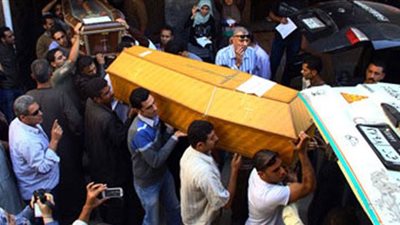 الأنبا يوحنا ينوب عن البابا لصلاة الذكرى السنوية الأولى لشهداء الوراق